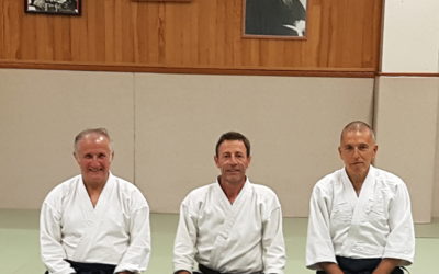 Laurent Pasquier vient de recevoir son diplôme UFA du troisième Dan (juin 2019)